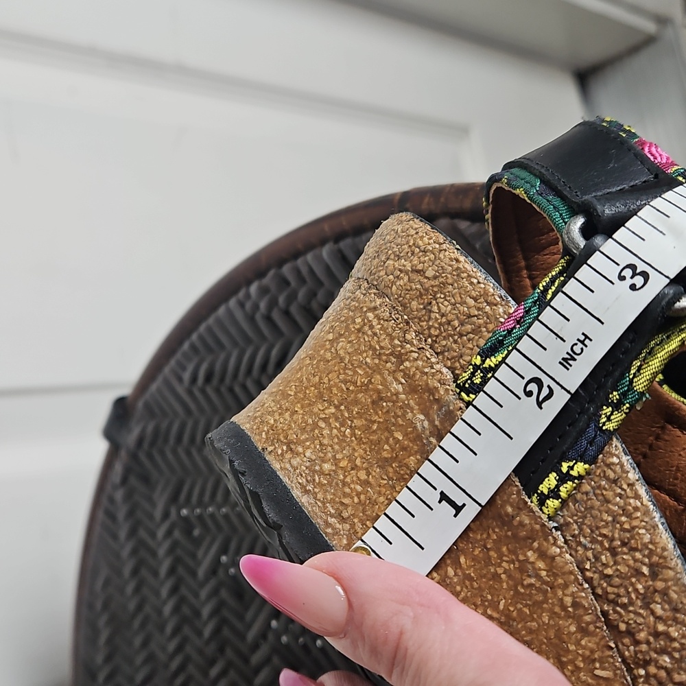 BIRKENSTOCK Papillio Eve Mash ankle wrap wedge sandals US 7 - Picture 10 of 10